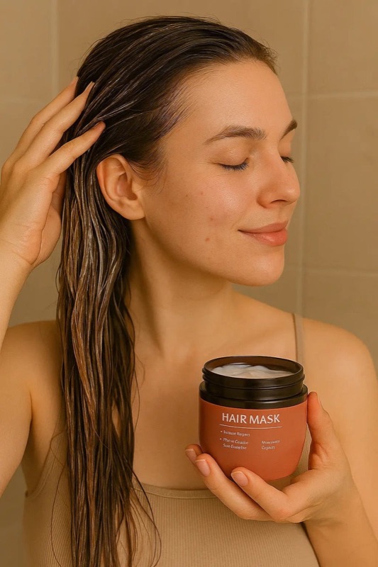 Masque capillaire nourissant à l’huile d’argan, vue 2