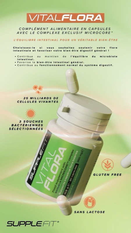 VITALFLORA -Complément alimentaire en gélules, vue 2