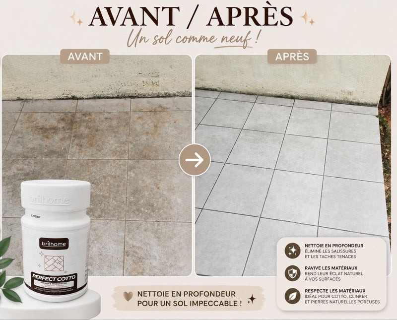 Perfect Cotto - Détergent pour la terre cuite, le clinker et la pierre naturelle poreuse 750 ml, vue 2