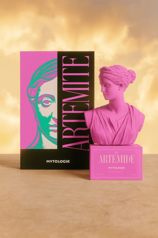 Artemide, parfum de la collection mythologique : flacon et étui