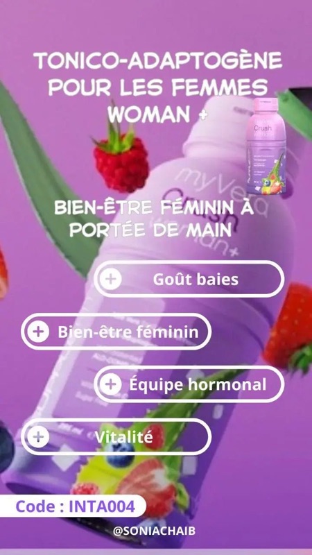 Myvera crush woman+, vue 3