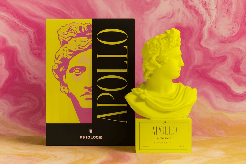 Apollo, parfum de la collection mythologique : flacon et étui