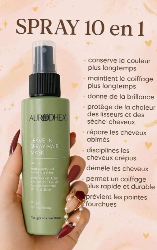 Masque capillaire en spray à la bave d’Escargot 150 ml, vue 3